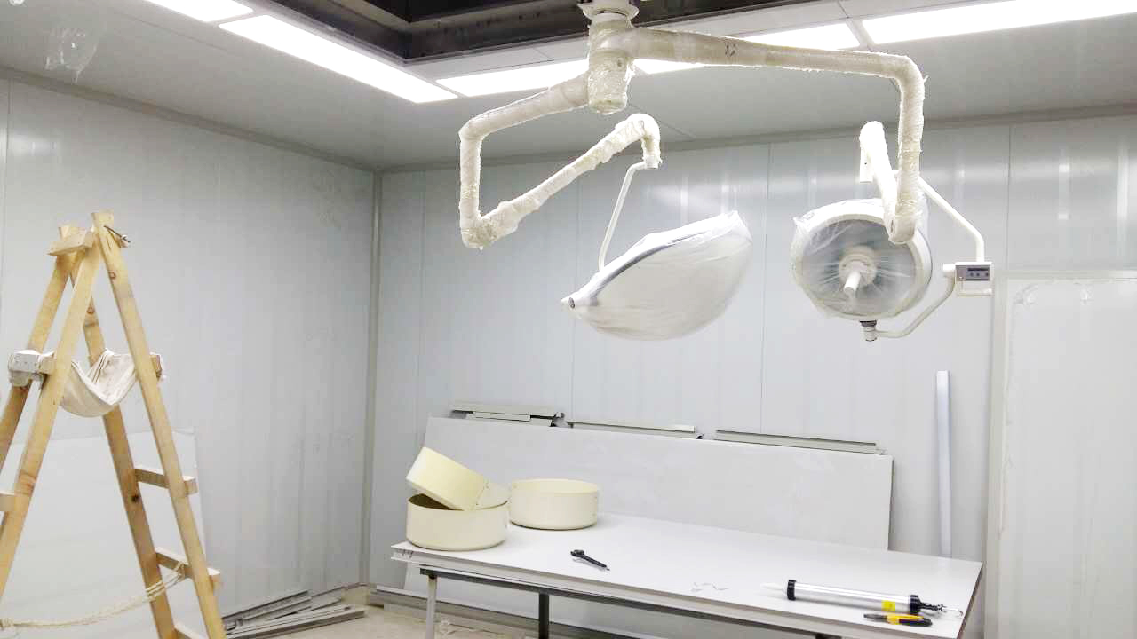 遼寧眼科醫(yī)院手術(shù)室凈化項目施工中