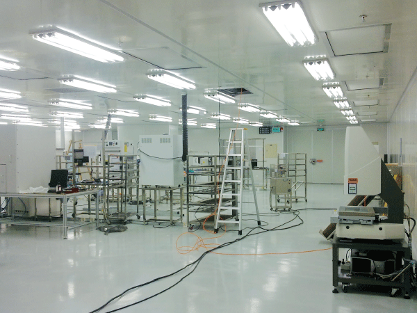 >Process flow of clean air conditioning and ventilation system